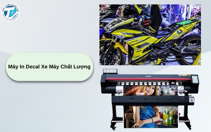 Tìm Hiểu Các Loại Decal Xe Máy Và Máy In Decal Xe Máy Chất Lượng